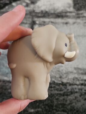 Fisher-Price Little People gray elephant figure